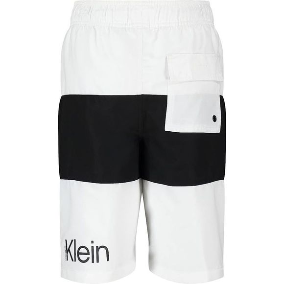 Calvin Klein Solid Black Boys' Swim Trunk with UPF 50+ Sun Protection, 14-16, Bl - Picture 11 of 16